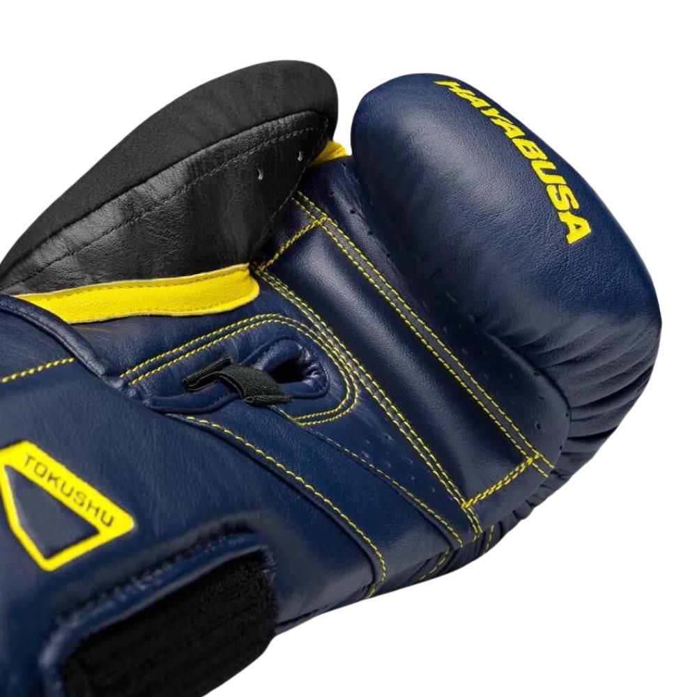 Hayabusa T3 Boxing Gloves - Navy/Yellow | Premium Kickboxing & Muay Thai Training Gloves
