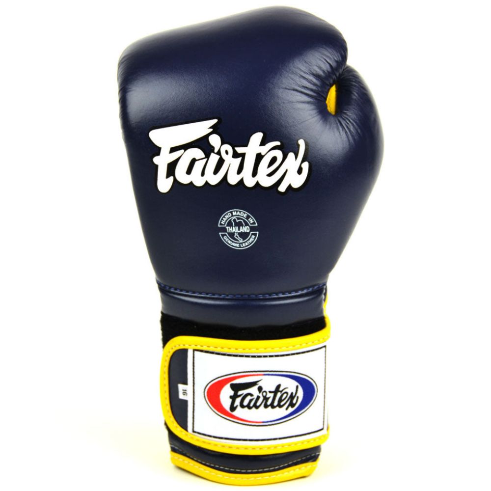 Fairtex Boxing Gloves – Black & Yellow | Premium Muay Thai & Training Gloves
