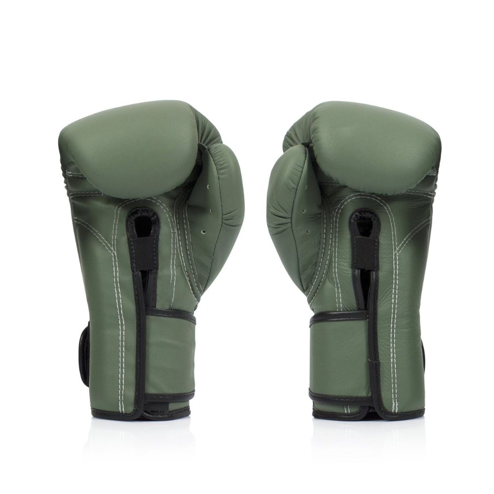 Fairtex F-Day Boxing Gloves – Military Green | Premium Muay Thai & Training Gloves