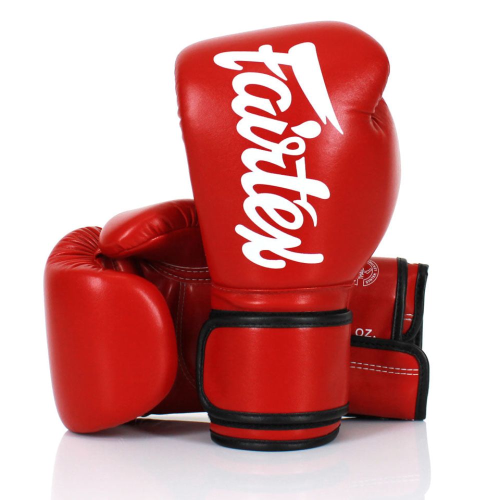 Fairtex Red/Black Training Gloves | High-Quality Boxing & Muay Thai Gear
