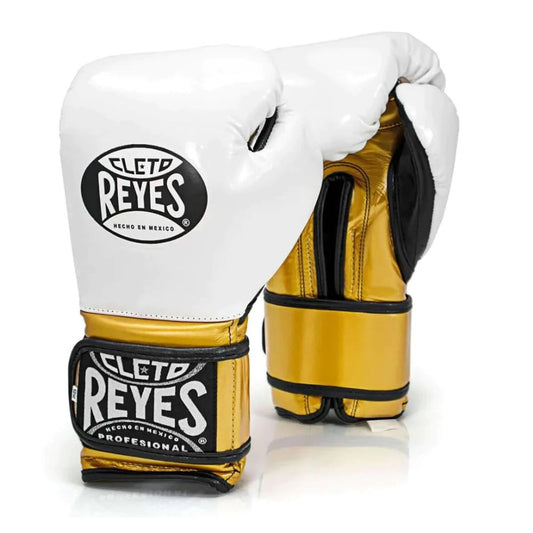 Cleto Reyes Boxing Gloves – Premium Quality & Authentic Design-White/Gold