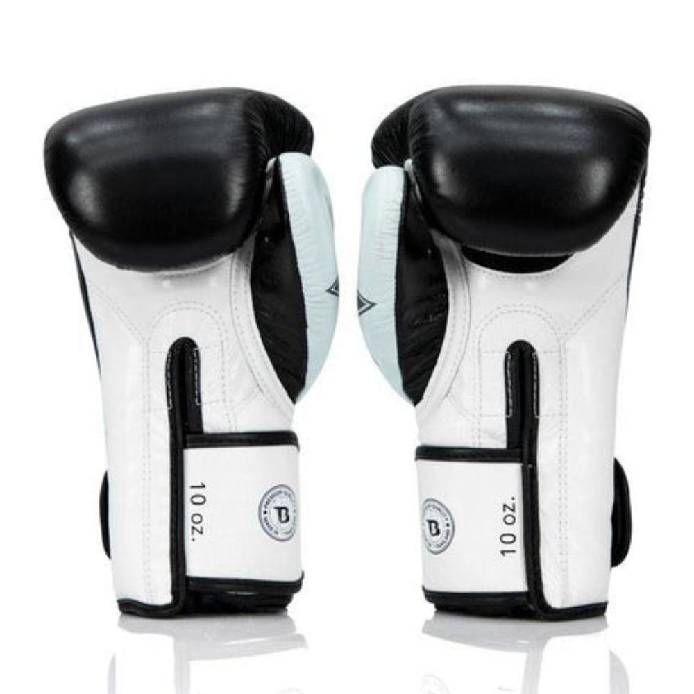 Fairtex x Booster Boxing Gloves – Black & White Limited Edition