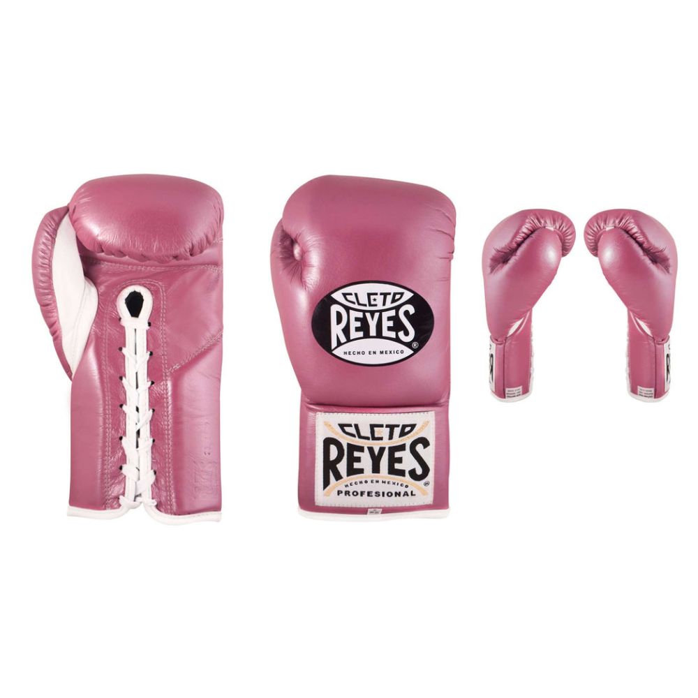 Cleto Reyes Boxing Gloves - Pink Leather Sparring & Training Gloves