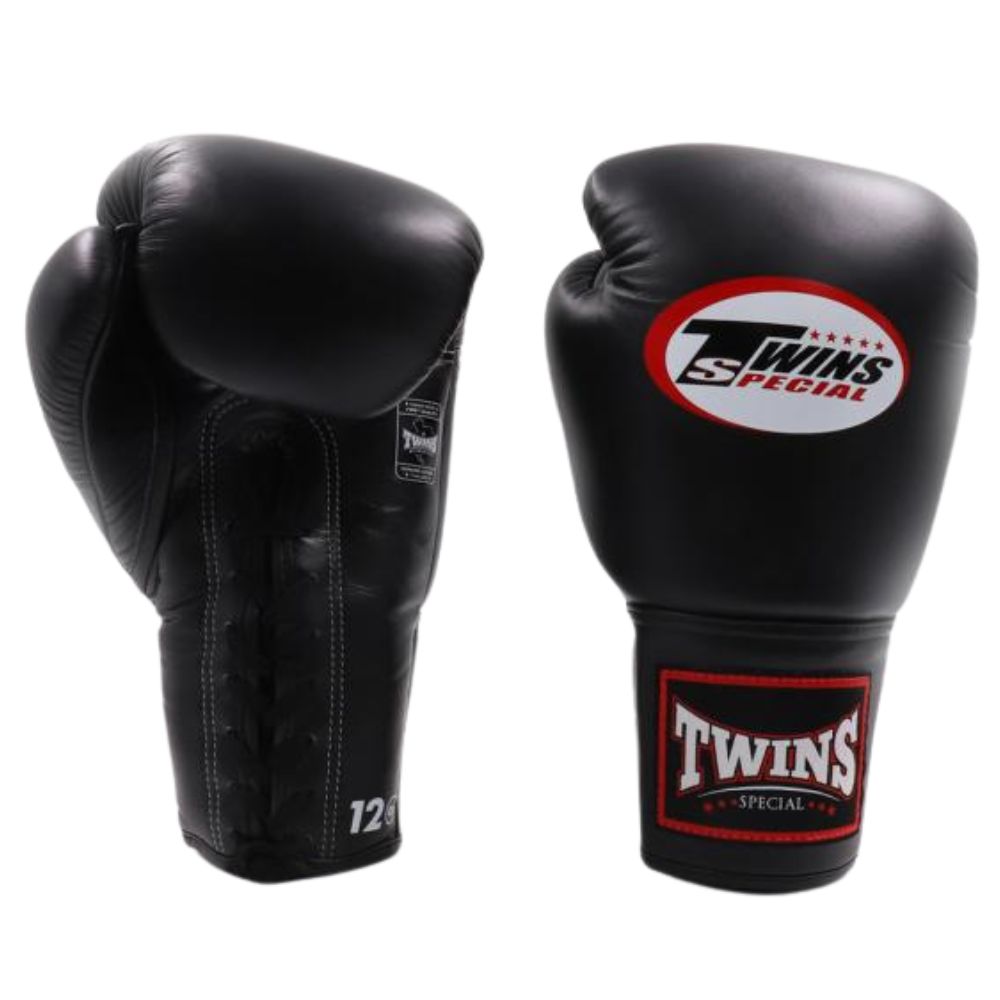 Twins Special Boxing Gloves – Premium Muay Thai & Training Gloves (Black)