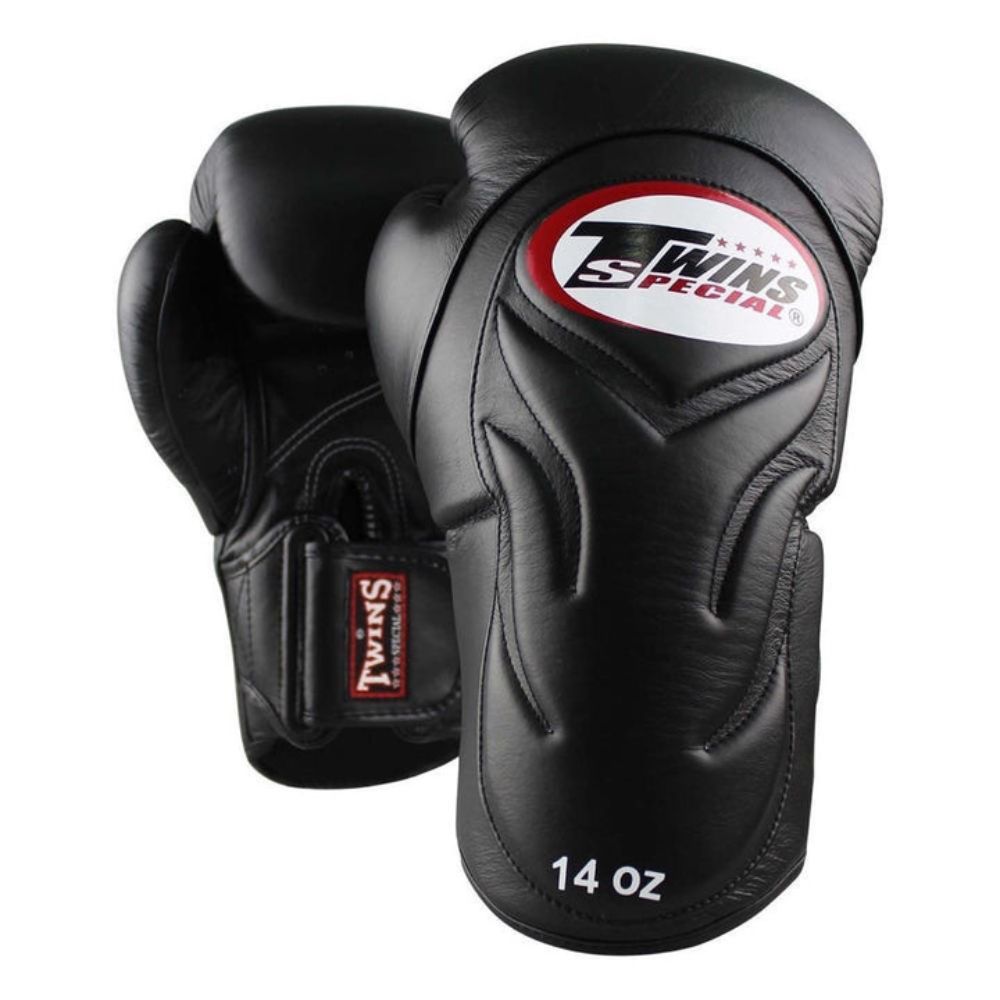 Twins Boxing Gloves – Black Muay Thai & Training Gear
