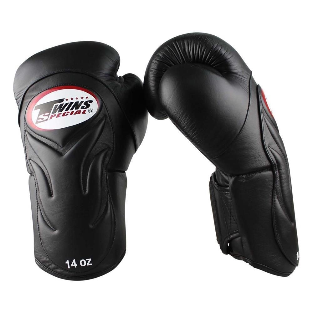Twins Boxing Gloves – Black Muay Thai & Training Gear