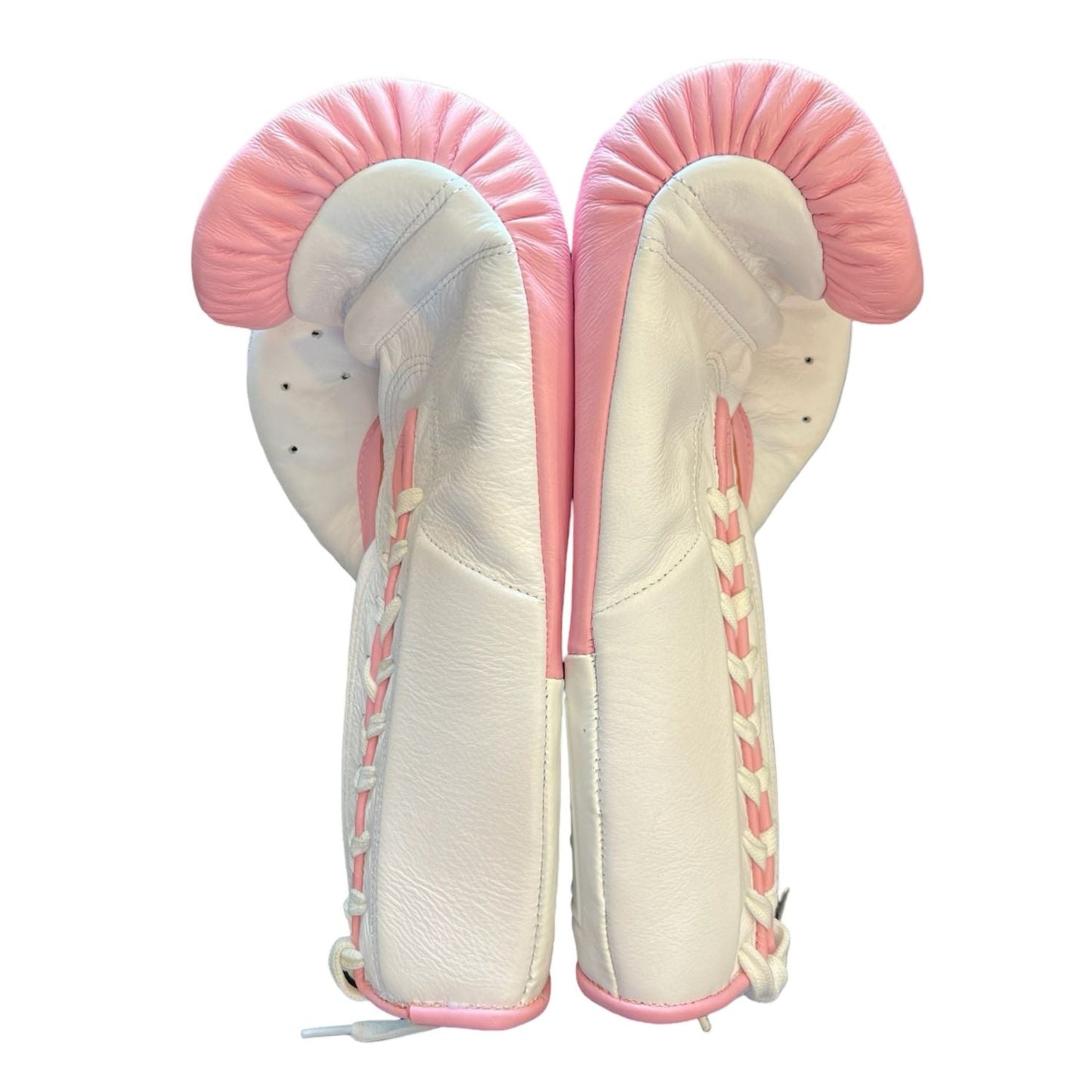 No Boxing No Life Boxing Gloves – Pink and Aqua Lace-up Edition