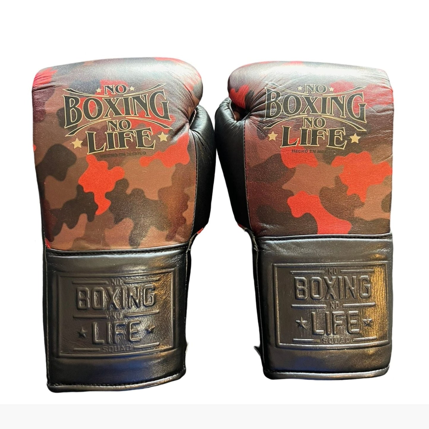 No Boxing No Life Camo Boxing Gloves – Premium Fight Gear