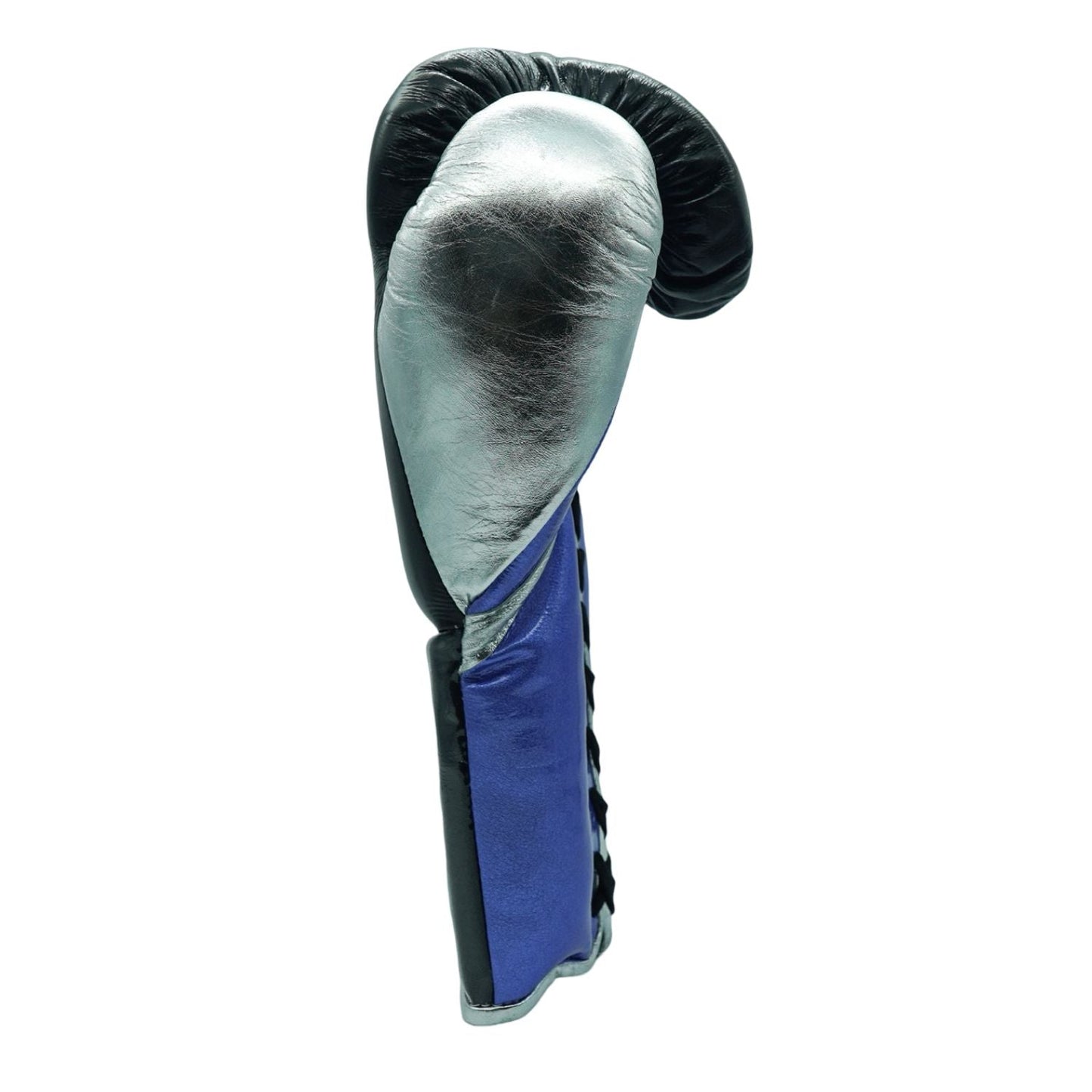 Bayoneta Boxing Gloves Black/ Metallic Royal Blue/ Silver