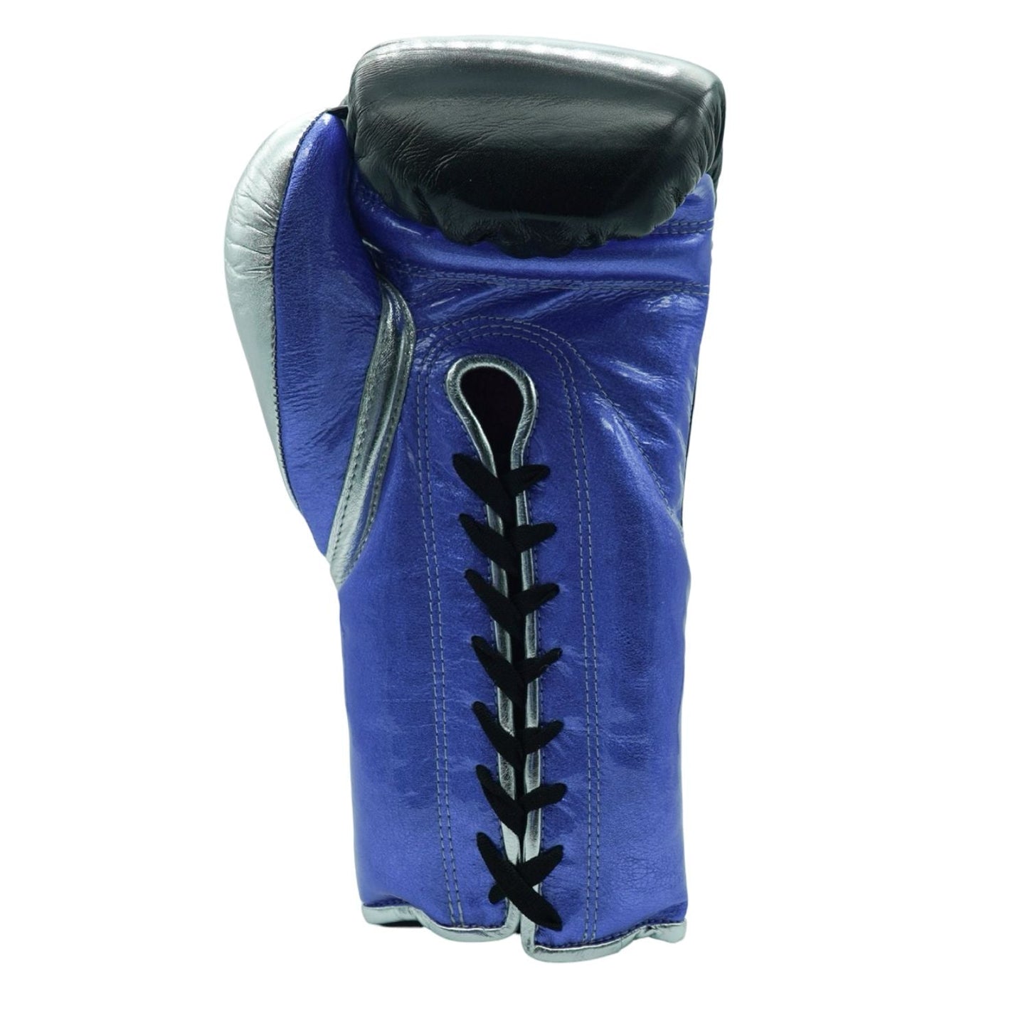 Bayoneta Boxing Gloves Black/ Metallic Royal Blue/ Silver