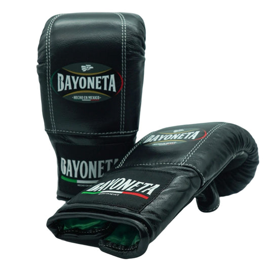 Bayoneta Boxing Gloves – Black Mexican-Style Velcro Bag Gloves