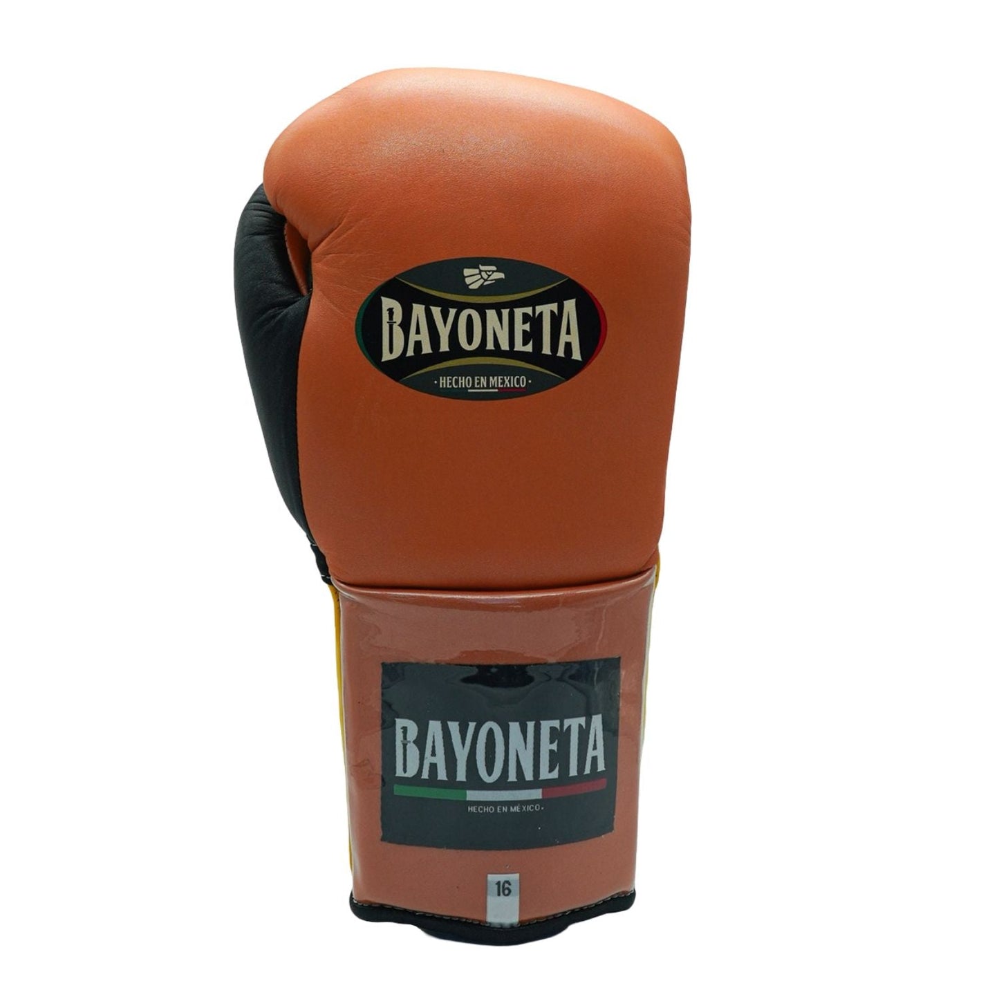 Bayoneta Boxing Gloves – Orange/ Black/ Yellow Velcro Training Gloves