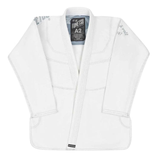 "Premium Brazilian Jiu-Jitsu (BJJ) Gi - White with Black Belt"