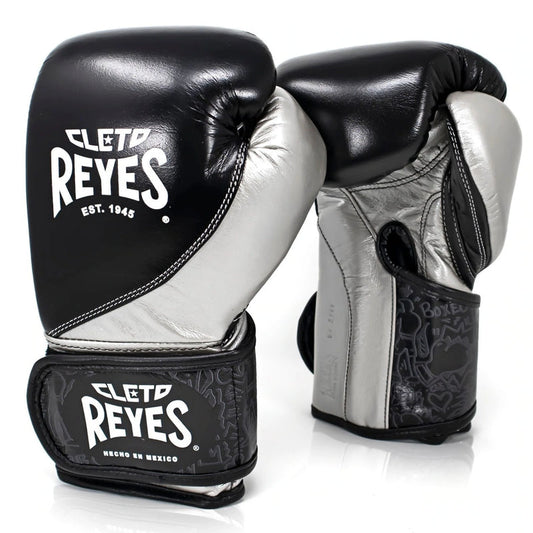 Cleto Reyes Training Boxing Gloves – Black/Silver