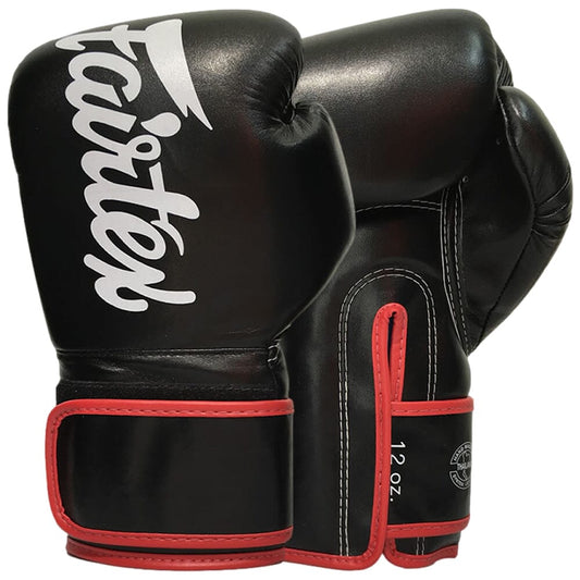 Fairtex BGV14 Muay Thai Boxing Gloves – Black/Red