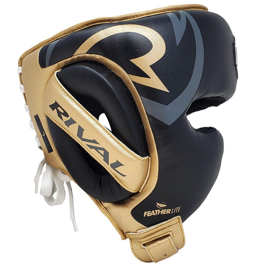 Rival RHG100 Professional Headgear – Black/Gold