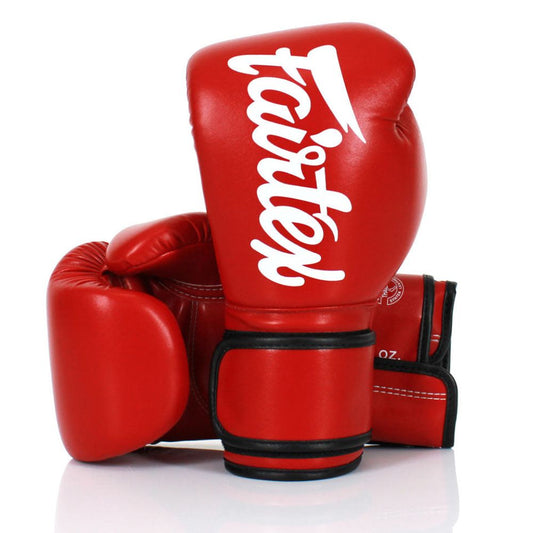 Fairtex Red/Black Training Gloves | High-Quality Boxing & Muay Thai Gear