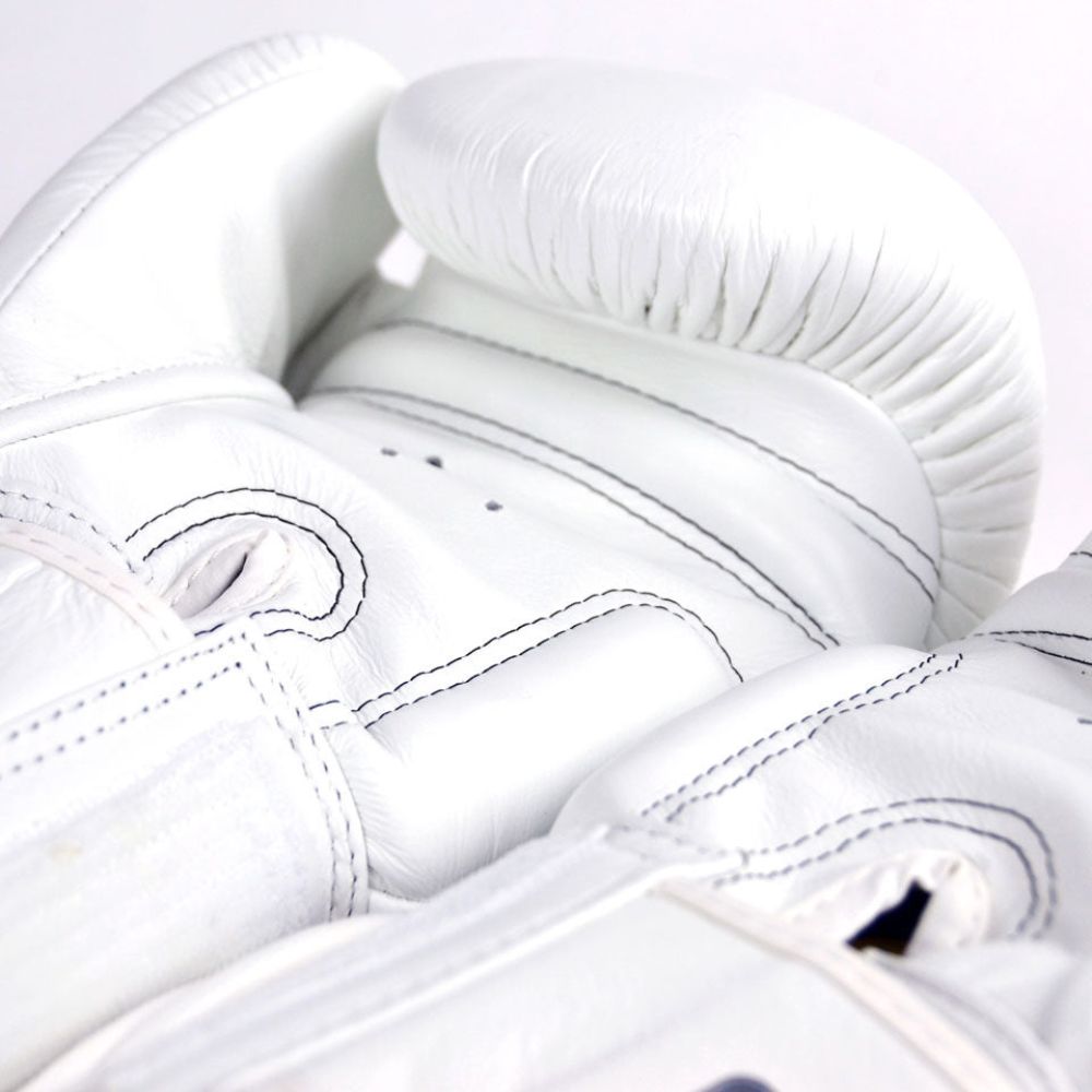 Twins Special Velcro Boxing Gloves – (White)