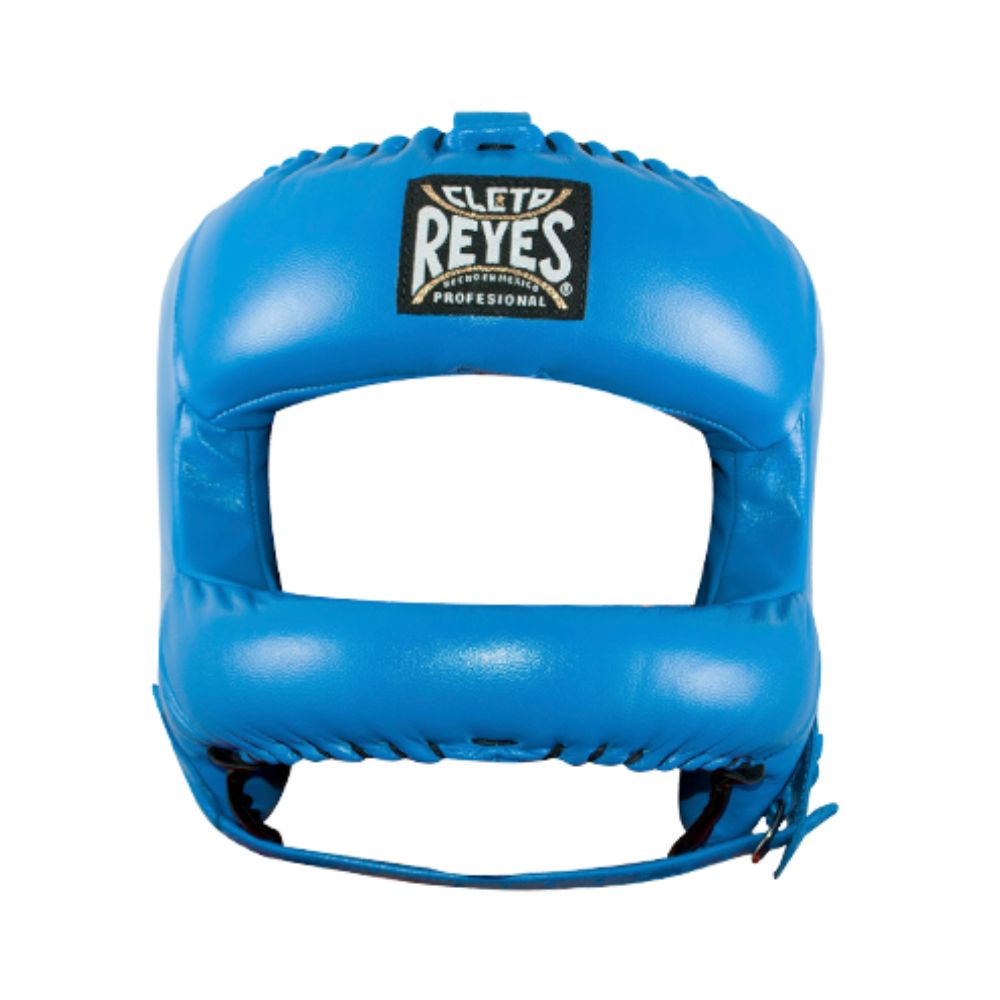 Cleto Reyes Full Face Headgear – Blue Boxing and Sparring Protection