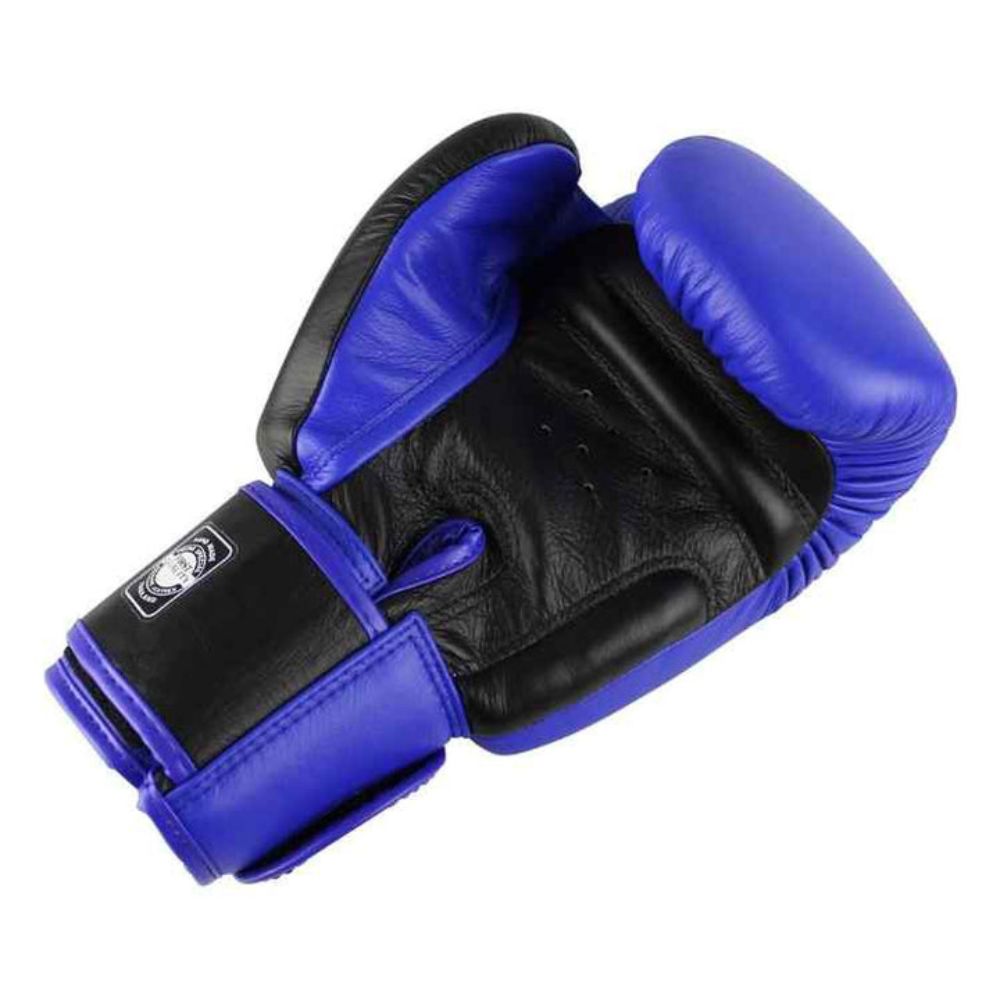 Twins Special Velcro Boxing Gloves – Blue Black
