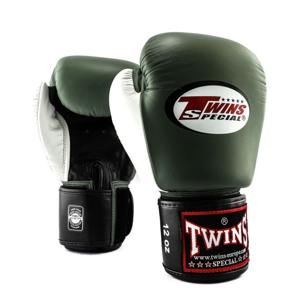 Twins Special Army Green Boxing Gloves – Premium for Training & Sparring