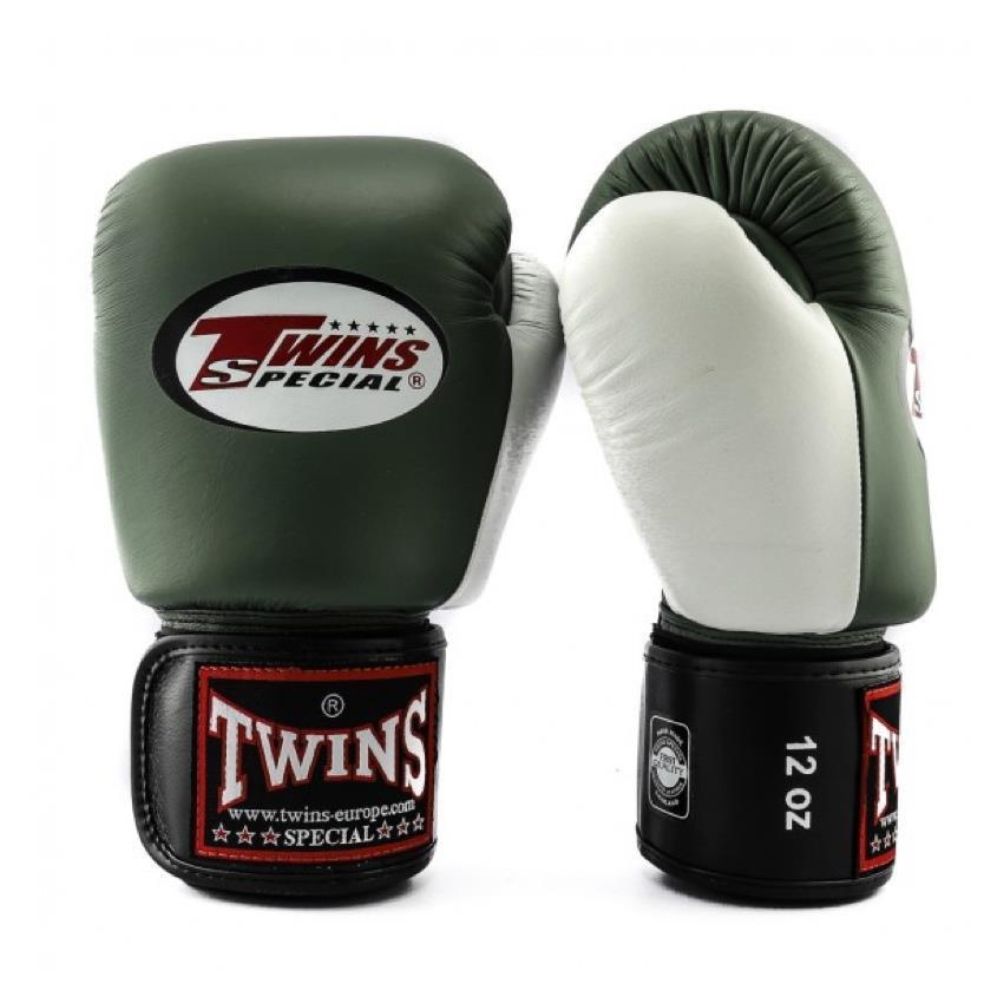Twins Special Army Green Boxing Gloves – Premium for Training & Sparring