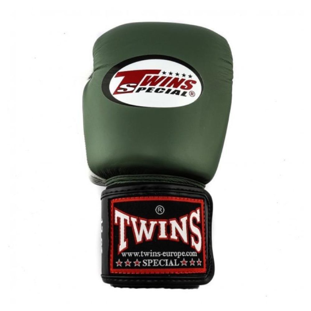 Twins Special Army Green Boxing Gloves – Premium for Training & Sparring