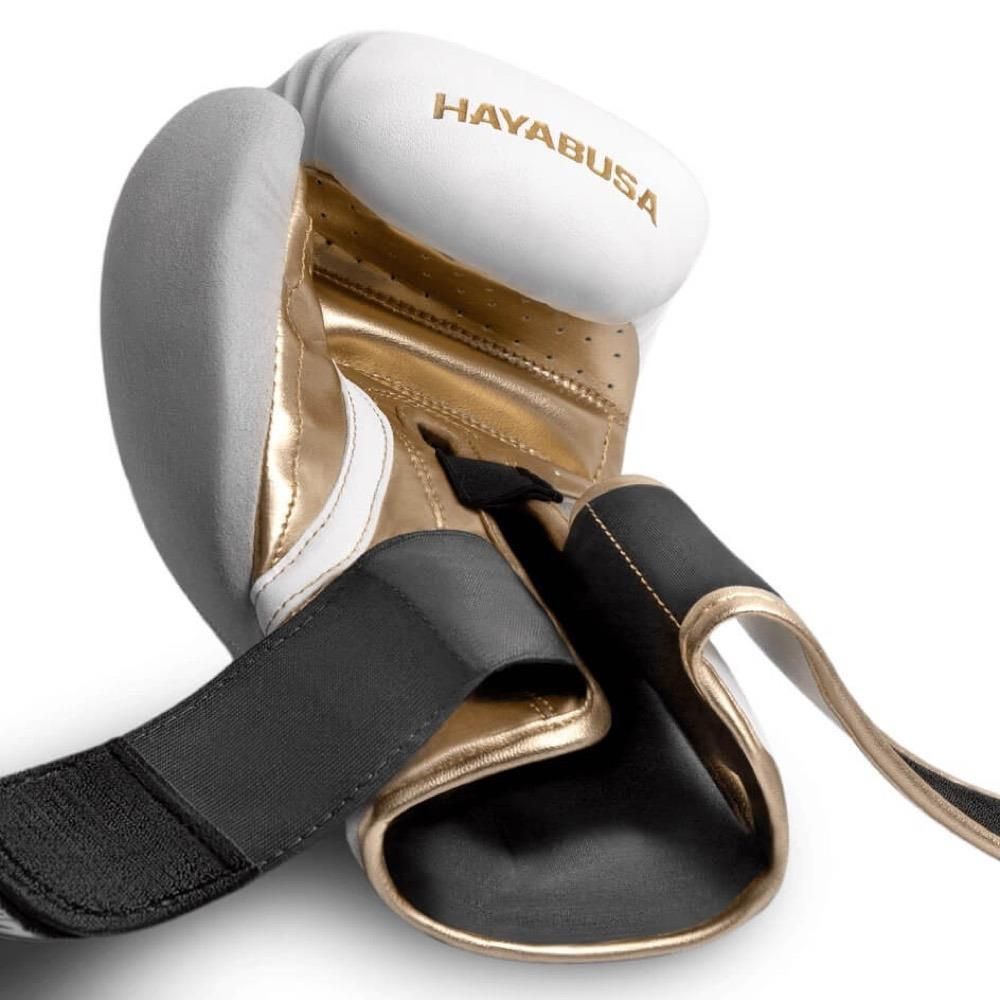Hayabusa Tokushu Boxing Gloves – White, Gold & Silver | Premium Training & Sparring Gear