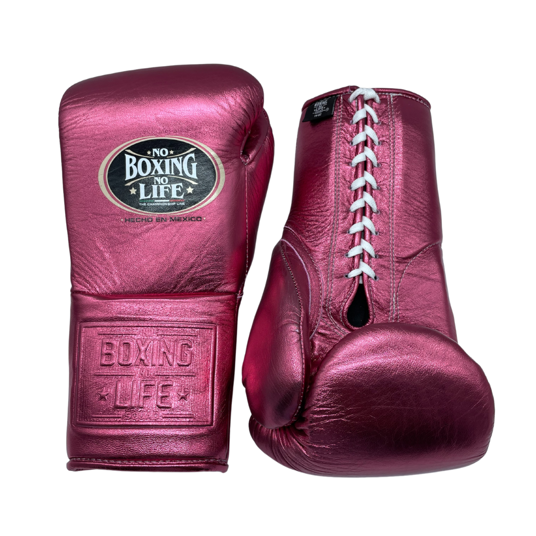 No Boxing No Life Metallic Pink  Boxing Gloves – Premium Training Gear