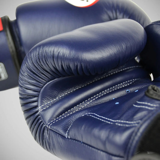 Twins Special Navy Blue Boxing Gloves – Muay Thai Training Gloves Velcro Closure