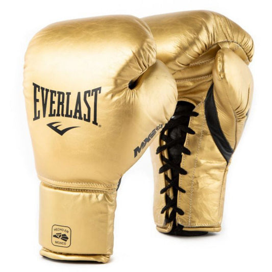 Everlast MX Gold Boxing Gloves – Premium Lace-Up Training & Sparring Gloves