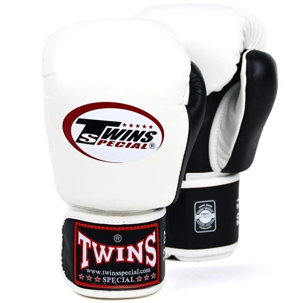 Twins 2 Tone Boxing Gloves - White/Black