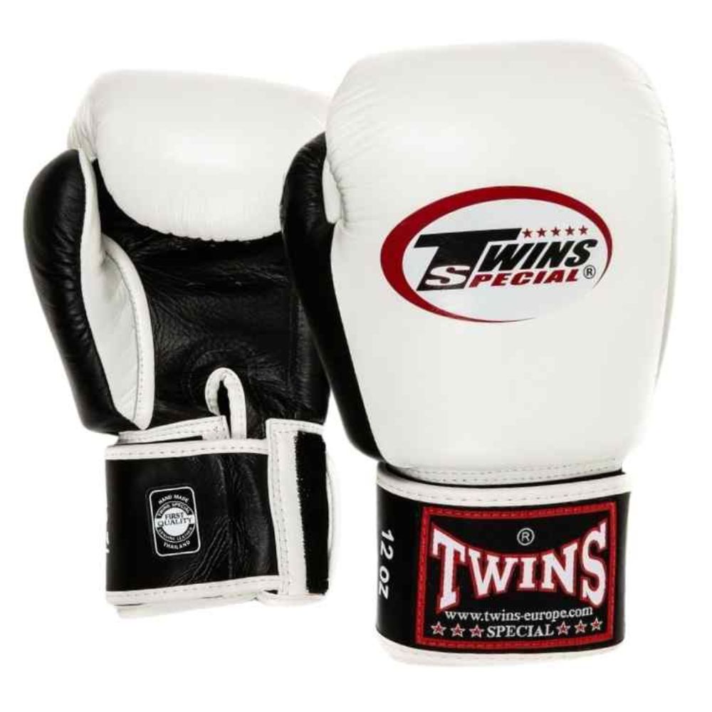 Twins 2 Tone Boxing Gloves - White/Black