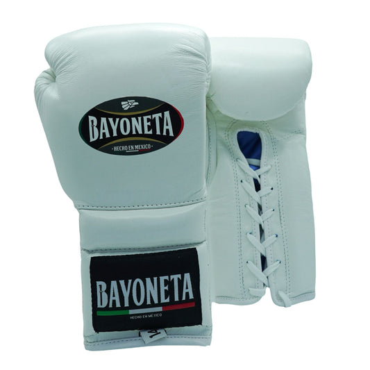 Bayoneta Professional Lace-Up Boxing Gloves – Premium Mexican Leather Training & Competition Gloves