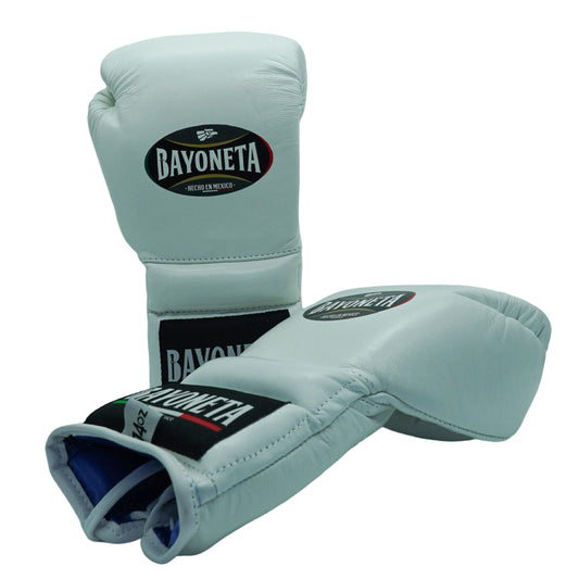Bayoneta Professional Lace-Up Boxing Gloves – Premium Mexican Leather Training & Competition Gloves