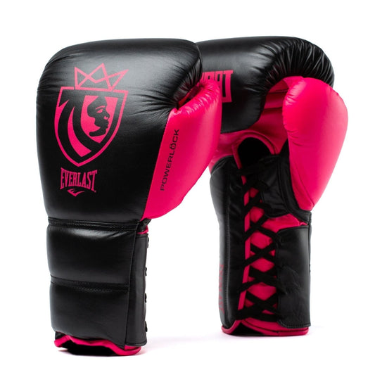 Everlast Premium Claressa Shields powerlock 2 Laced Pro Training Gloves