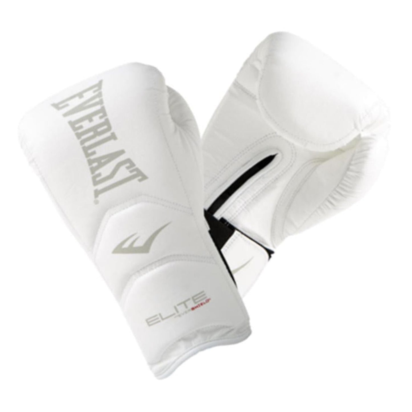 Everlast Elite Boxing Gloves – White Velcro Training Gloves