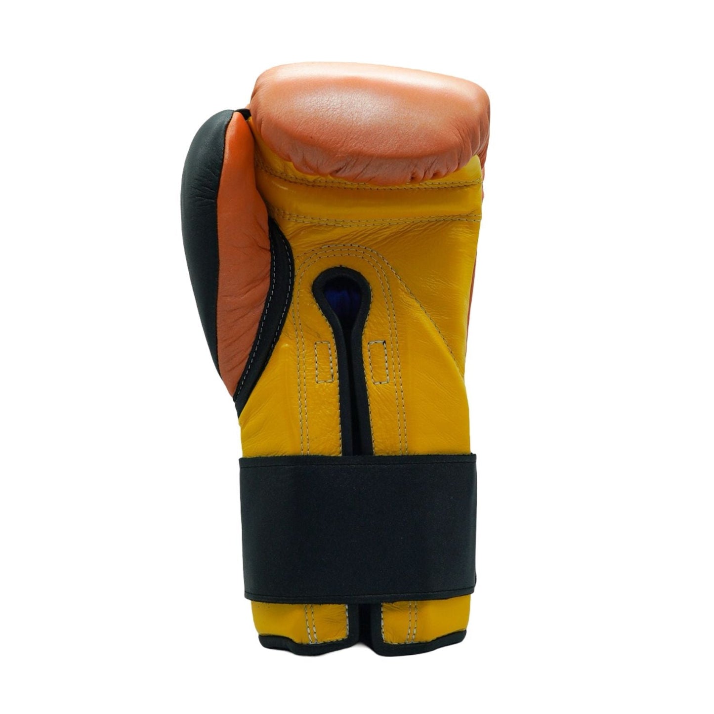 Bayoneta Premium Boxing Gloves – Orange and Yellow Velcro Training Gloves