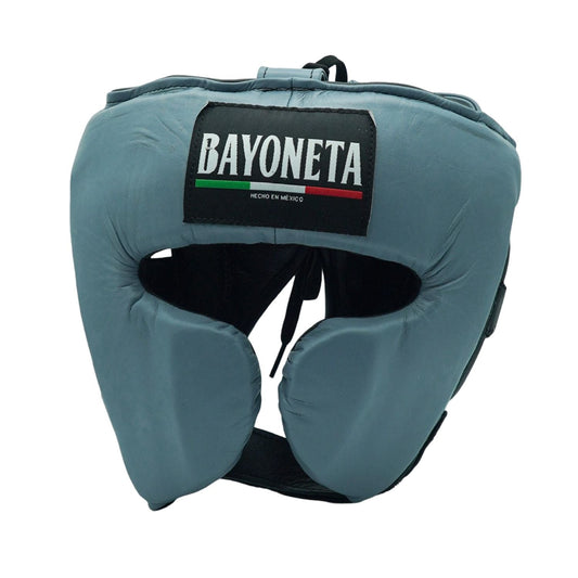 Bayoneta Boxing Headgear  – Gray/ Black Mexican-Style Protective Gear for Sparring