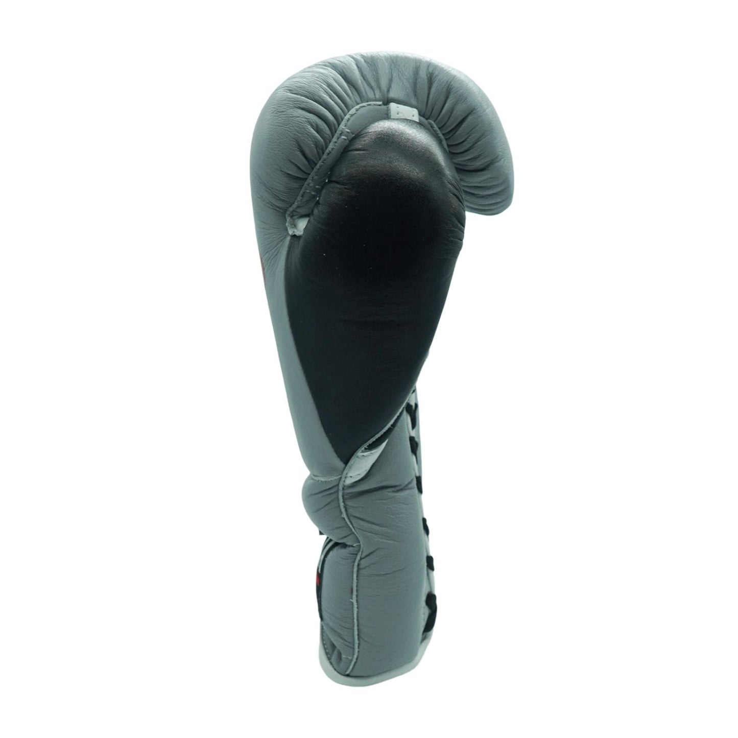 Bayoneta Boxing Gloves – Light Gray/ Black/ White Lace-Up Mexican-Style Training Gloves