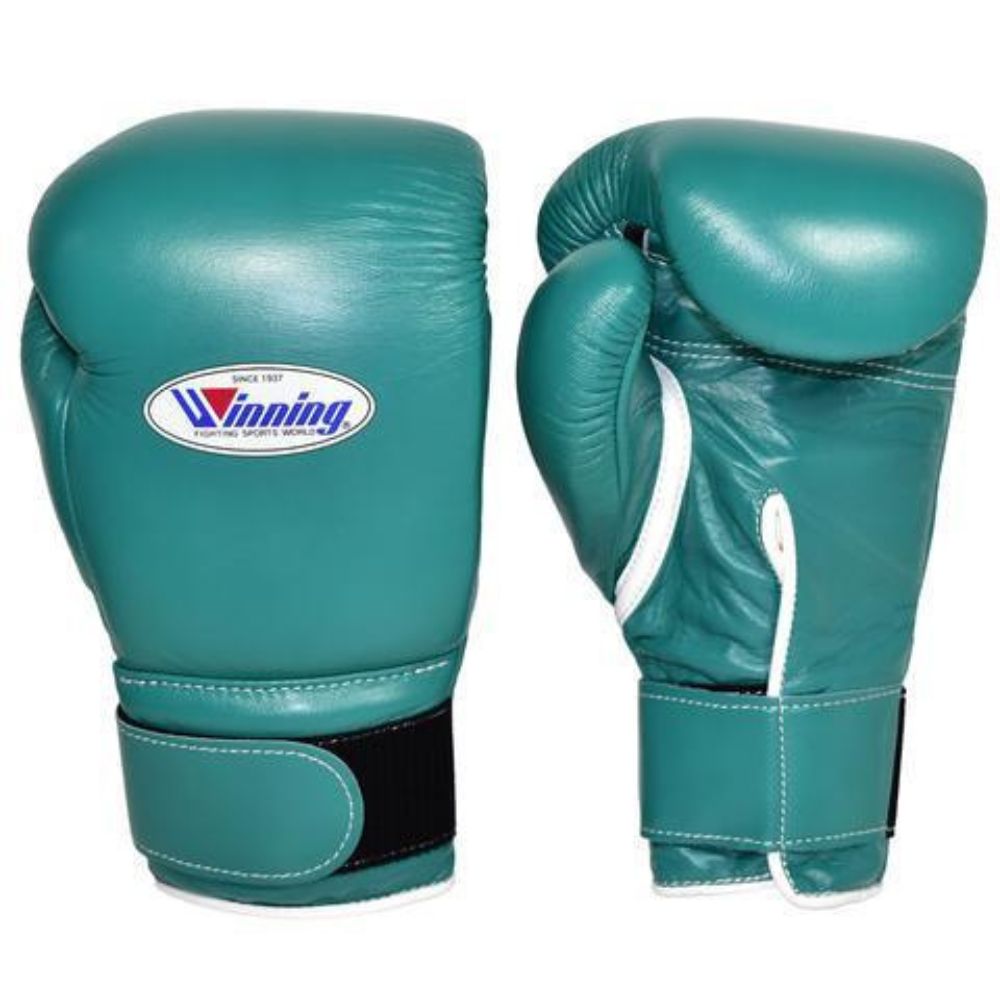 Winning Style Teal Boxing Gloves – Premium Training Gloves (Velcro Closure)