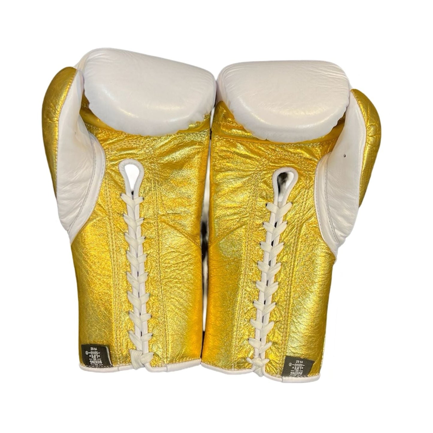 No Boxing No Life Gloves – Gold & White Premium Training Gear