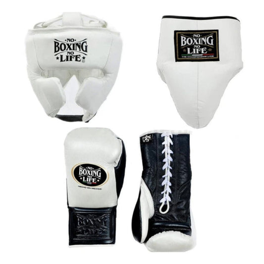 NO BOXING NO LIFE SET,  Head Guard & Groin Guard No Boxing No Life Gloves