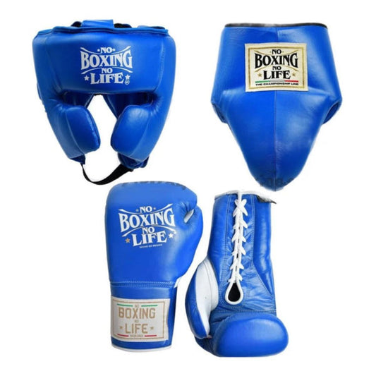 NO BOXING NO LIFE SET,  Head Guard & Groin Guard No Boxing No Life Gloves