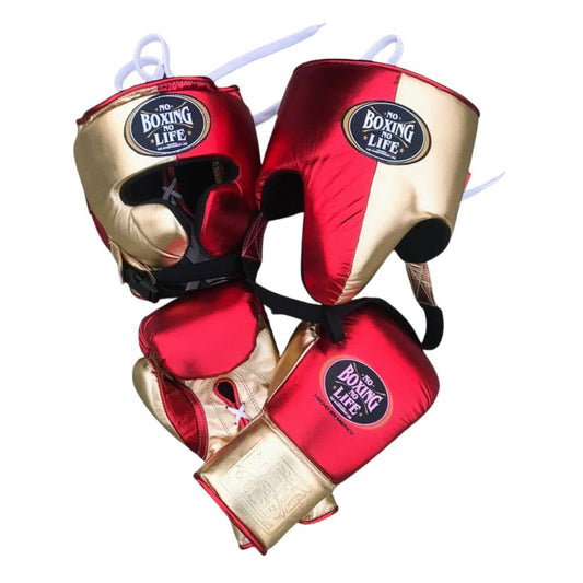 NO BOXING NO LIFE SET,  Head Guard & Groin Guard No Boxing No Life Gloves