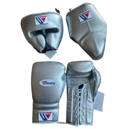 Winning Boxing Set: Gloves, FG-2900 Headgear & CPS-500 Guard