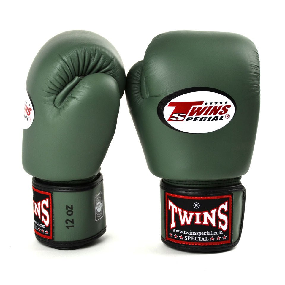 Olive Green Twins Special Boxing Gloves