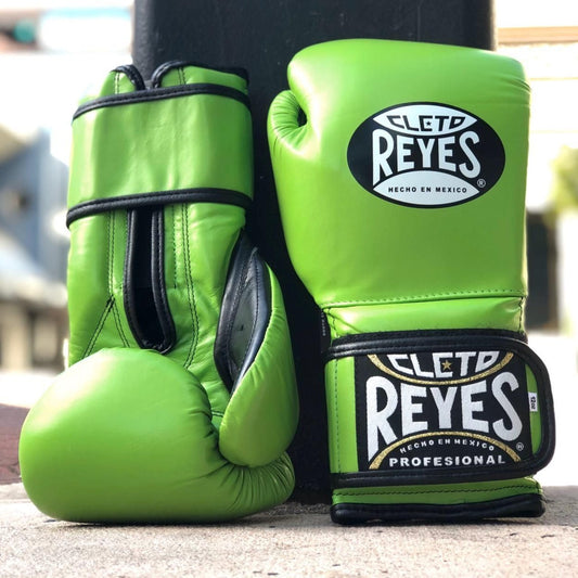 Cleto Reyes Gloves Hook and Loop Lime Green