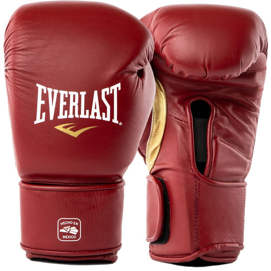 Everlast MX2 Pro Training Boxing Gloves – Red/Gold