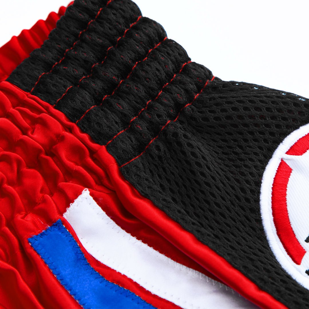 Thai Fighter Muay Thai Shorts - Red/Black
